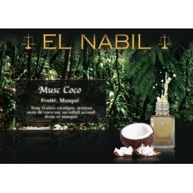 Parfum voiture Musc Abu Dhabi 6ml - El Nabil 