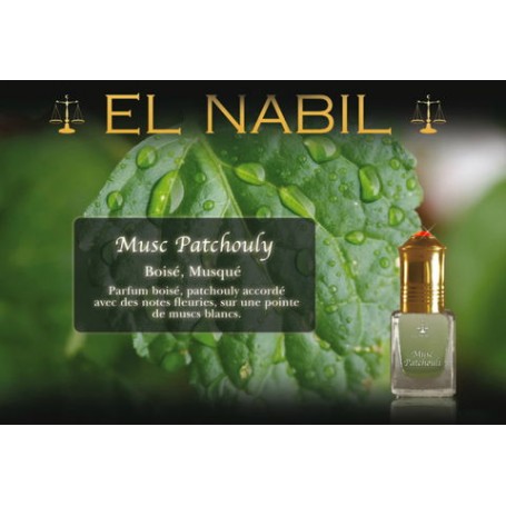 Parfum El Nabil “Musc Patchouli” 5 Ml