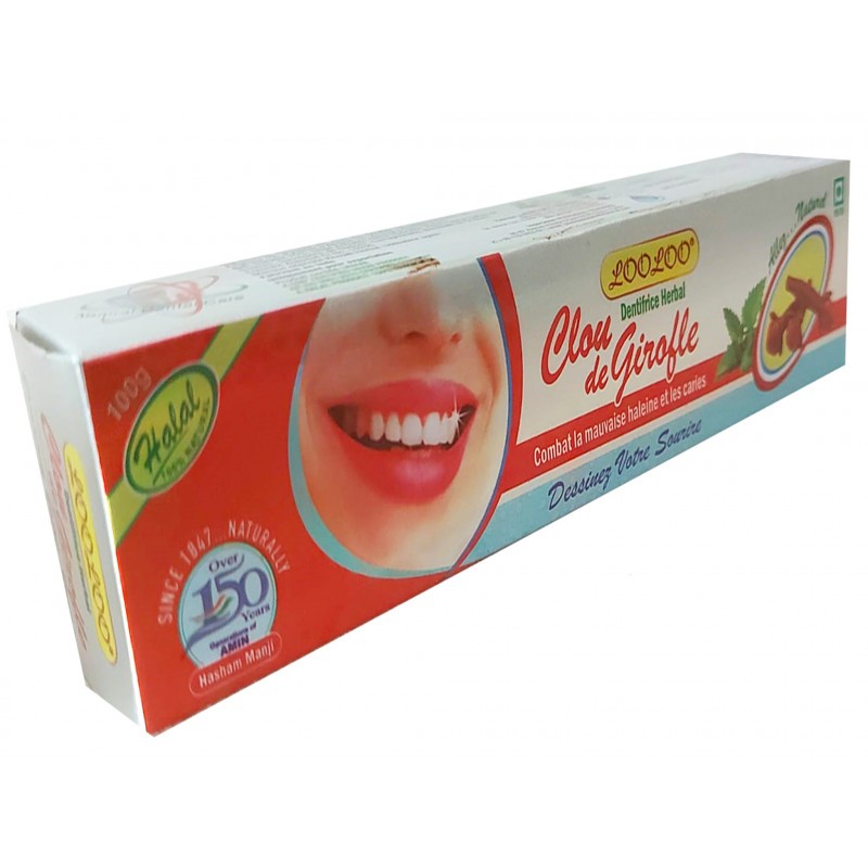 Dentifrice Ayurvédique Dabur - Clou De Girofle - Lot De 3 X 100g - Pour Gencives Sensibles