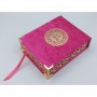 COFFRET CORAN LUXE - Moyen Format + Coran FR/AR - Couleur VIOLET