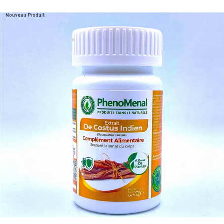 Costus Indien (poudre) des laboratoires PhenoMenal