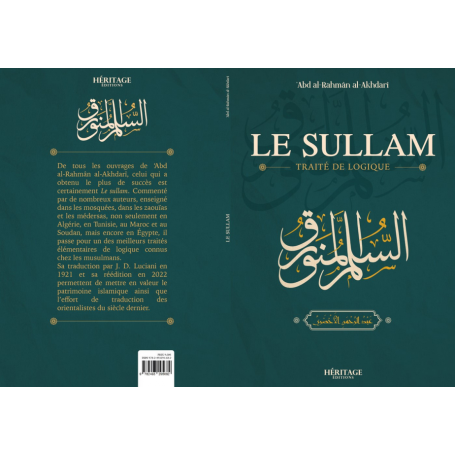 Le Sullam - traité de logique - al Akhdari - Héritage Editions